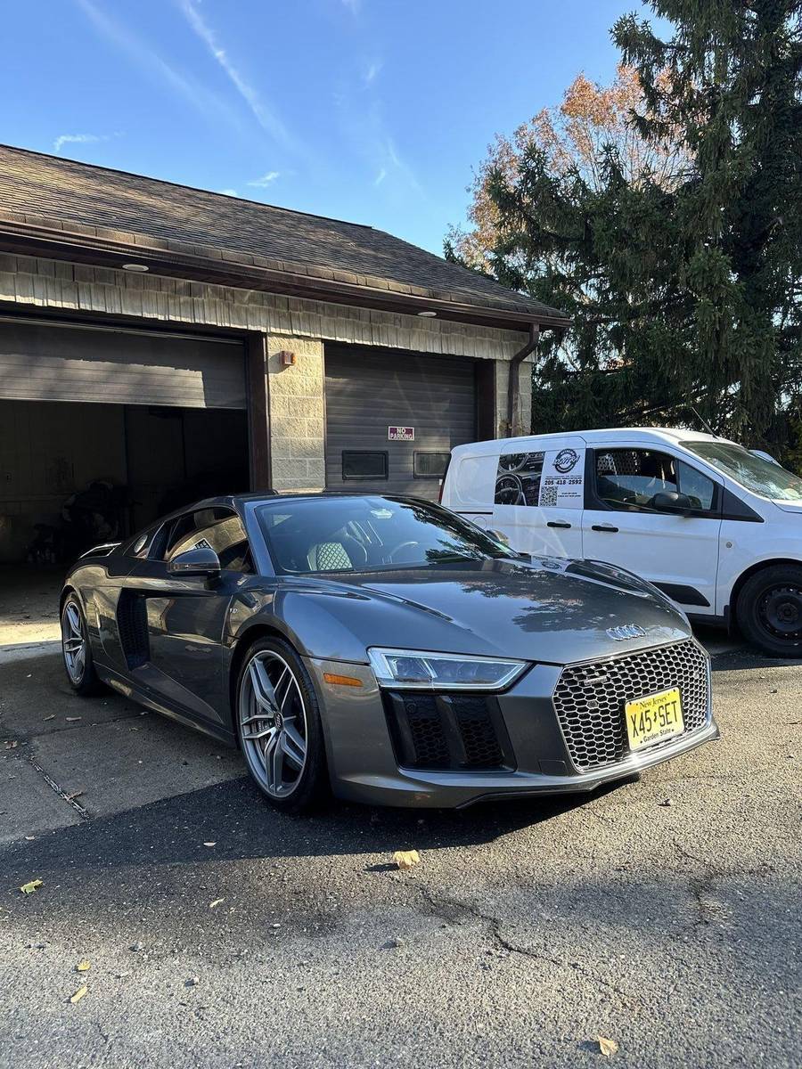 Paint correction on Audi R8 V10 NYC — Xentra Auto