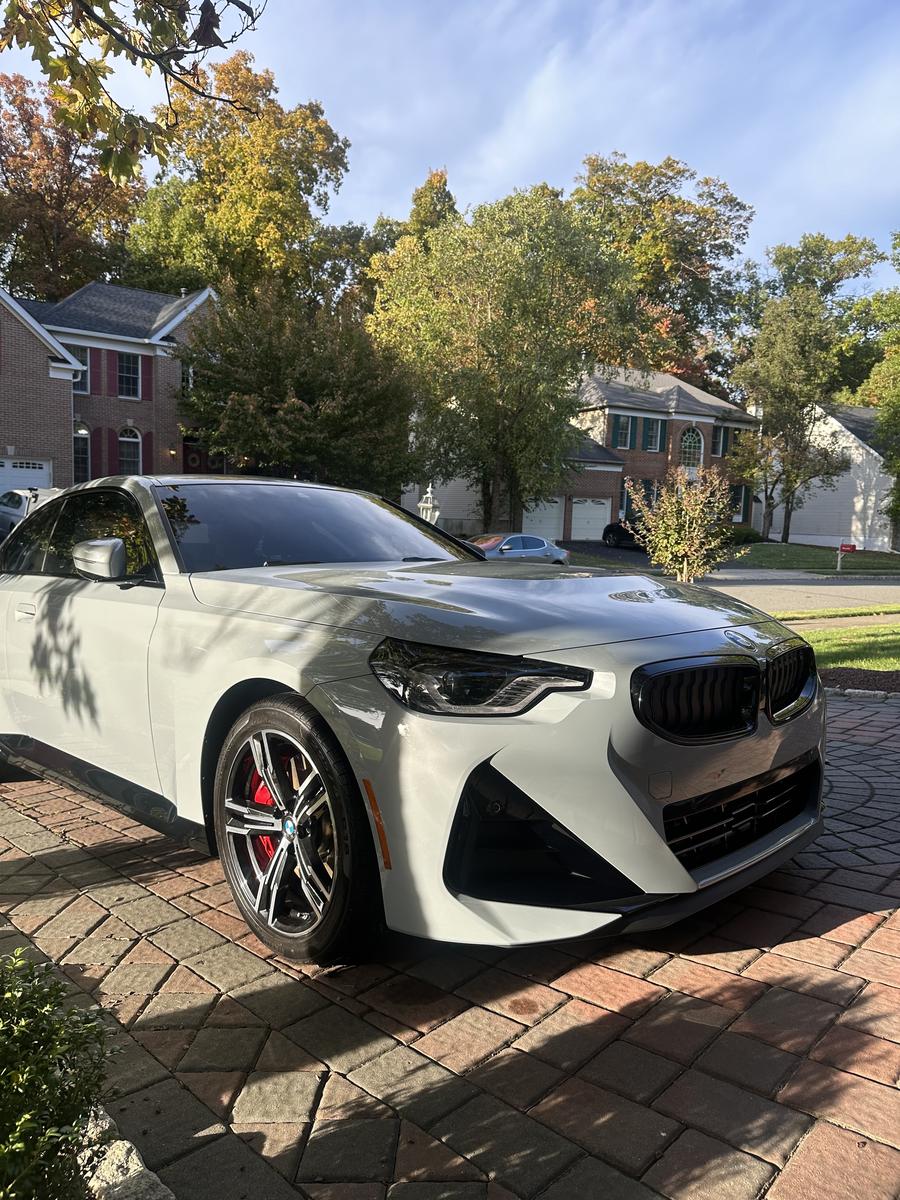 BMW M240i white detailed NYC