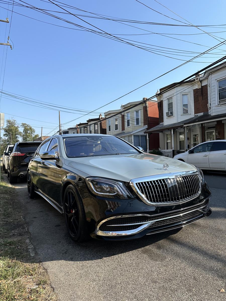 Mercedes Maybach S650 black detailed NYC
